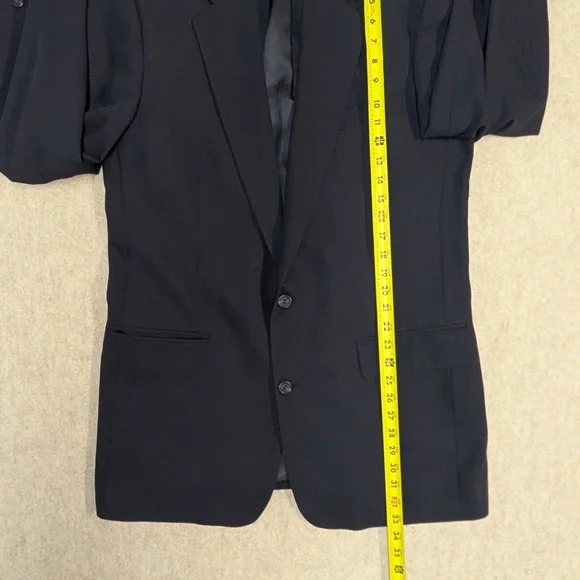 Classic Wool Deep Navy Brooks Brothers Blazer Suit Jacket Size 41 L